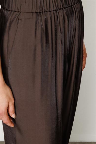 ELASTAN KEMERLİ BOL KESİM PANTOLON