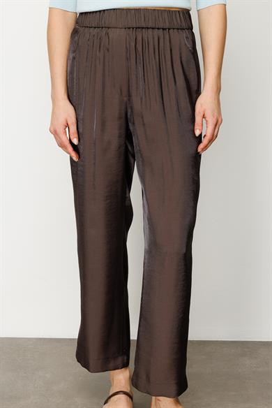 ELASTAN KEMERLİ BOL KESİM PANTOLON
