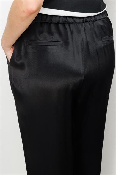 Elastan Kemerli Bol Kesim Pantolon