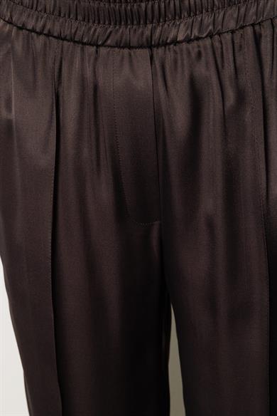 Elastan Kemerli Bol Kesim Pantolon