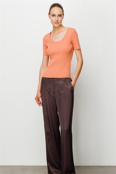Elastan Kemerli Bol Kesim Pantolon