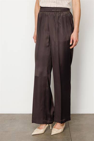 Elastan Kemerli Bol Kesim Pantolon