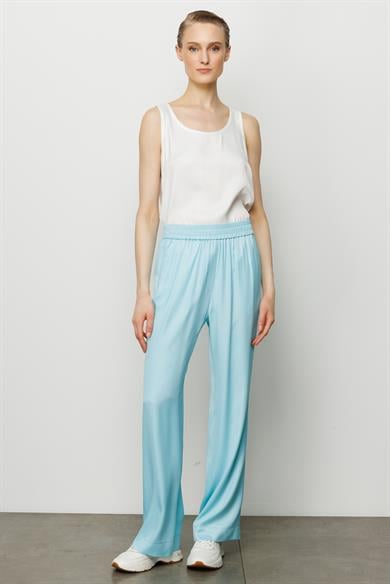 Elastan Kemerli Bol Kesim Pantolon