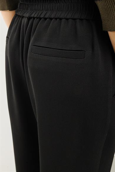 Elastan Kemerli Bol Kesim Pantolon