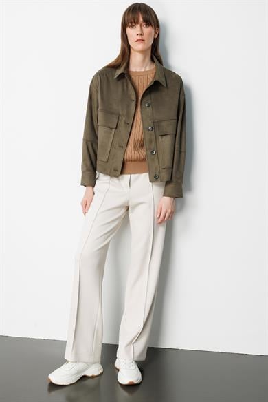 Elastan Kemerli Bol Kesim Sweat Pantolon