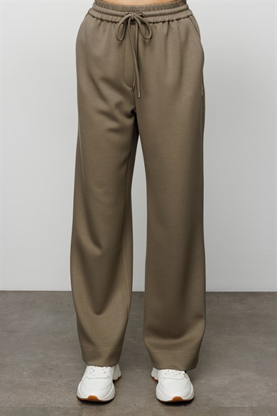 Elastan Kemerli Bol Kesim Sweat Pantolon
