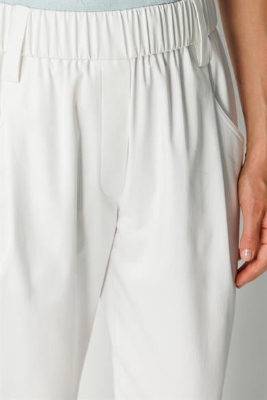 Elastan Kemerli Cepli Koton Pantolon