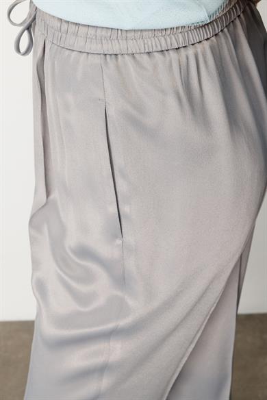 Elastan Kemerli Cepli Pantolon