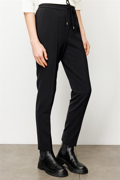 Elastan Kemerli Cepli Pantolon