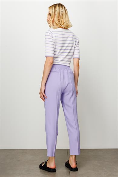Elastan Kemerli Slim Paça Pantolon