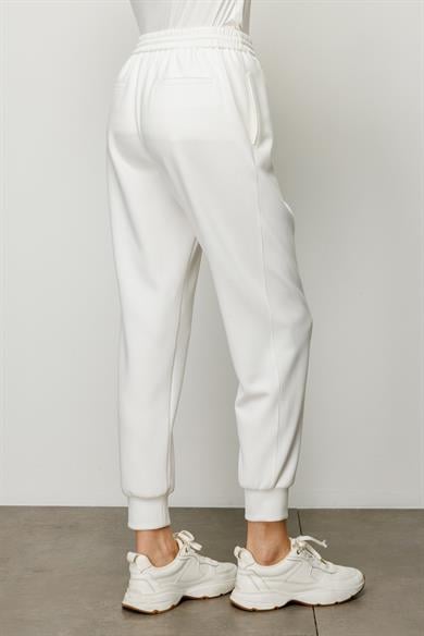 Elastan Kemerli Sweat Pantolon