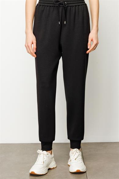 Elastan Kemerli Sweat Pantolon