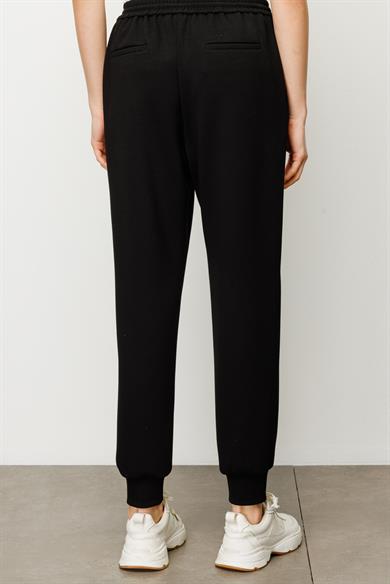 Elastan Kemerli Sweat Pantolon