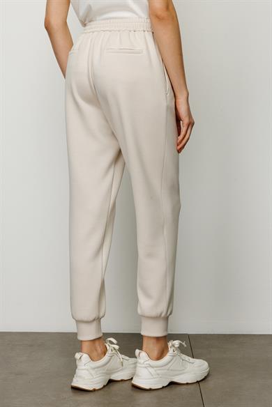 Elastan Kemerli Sweat Pantolon