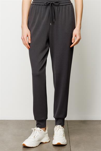 Elastan Kemerli Sweat Pantolon