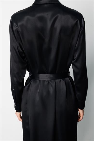 Gizli Pat Kemerli Elbise