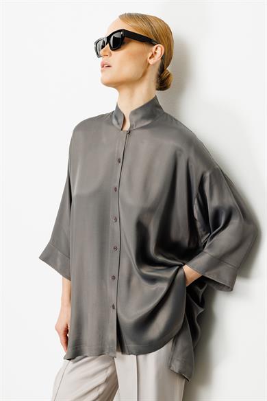 Hakim Yaka Oversize Bluz