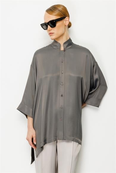 Hakim Yaka Oversize Bluz