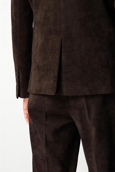 İki Düğme Kadife Ceket