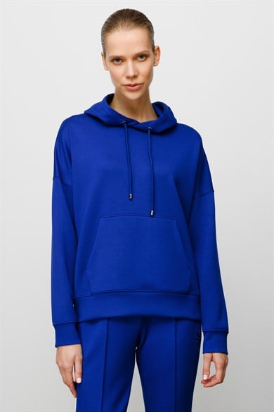 Kapüşonlu Cepli Sweat