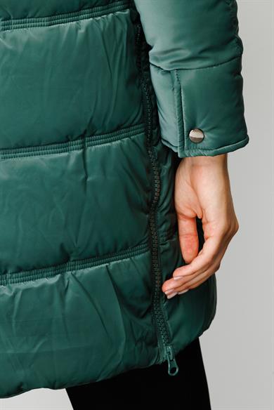 Kapüşonlu Fermuarlı Anorak