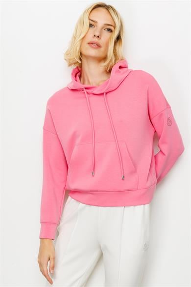 Kapüşonlu Kısa Sweat