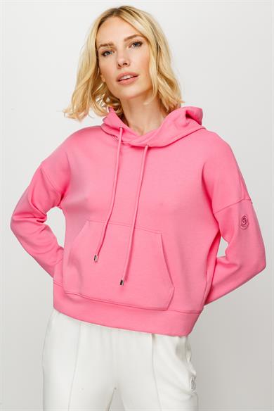 Kapüşonlu Kısa Sweat