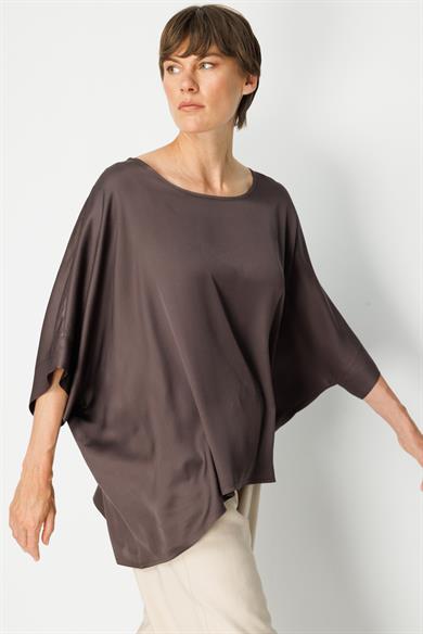 Kayık Yaka Oversize Bluz