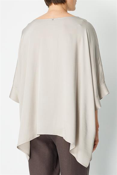 Kayık Yaka Oversize Bluz