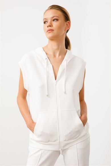 Kolsuz Kapüşonlu Sweat