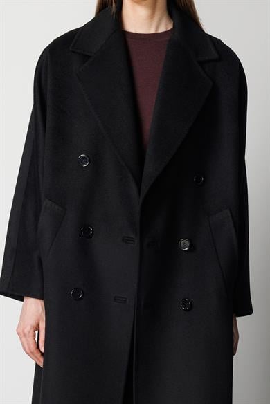 Kruvaze Uzun Kemerli Manto