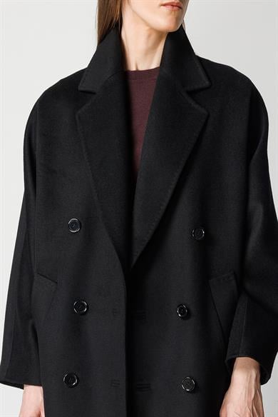 Kruvaze Uzun Kemerli Manto