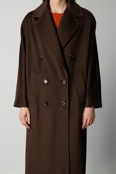 Kruvaze Uzun Kemerli Manto