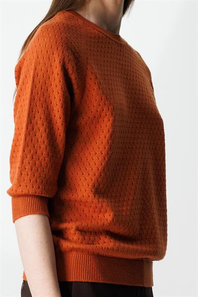 Nopeli O Yaka Truvakar Kol Triko