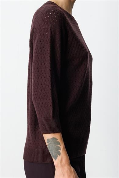 Nopeli O Yaka Truvakar Kol Triko