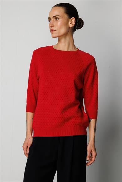 Nopeli O Yaka Truvakar Kol Triko