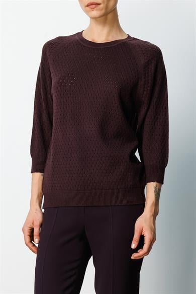 Nopeli O Yaka Truvakar Kol Triko