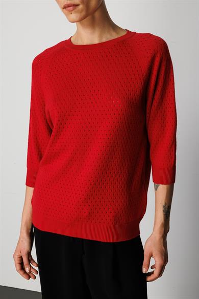 Nopeli O Yaka Truvakar Kol Triko