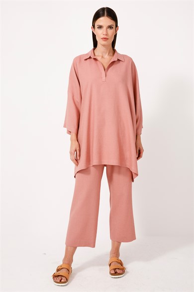 Over Size Keten Tunik