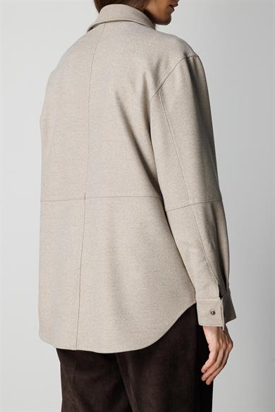 Oversize Çift Cepli Gömlek