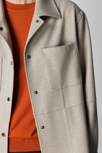 Oversize Çift Cepli Gömlek