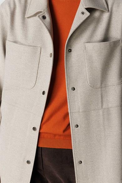 Oversize Çift Cepli Gömlek