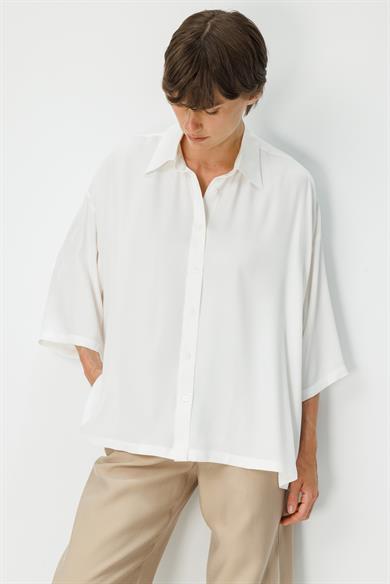 Oversize Düşük Kol Bluz
