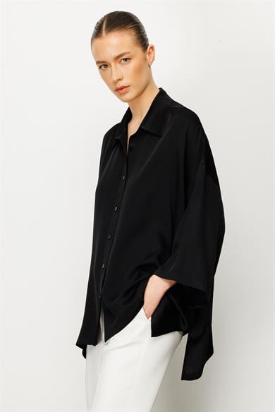 Oversize Düşük Kol Bluz
