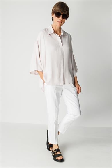 Oversize Düşük Kol Bluz