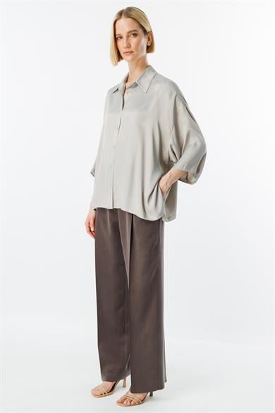Oversize Düşük Kol Bluz