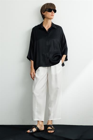 Oversize Düşük Kol Bluz