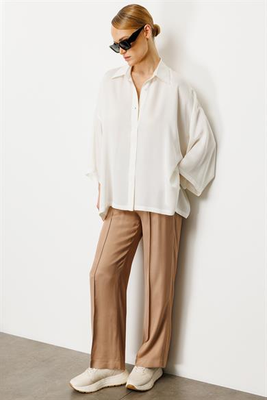 Oversize Düşük Kol Bluz