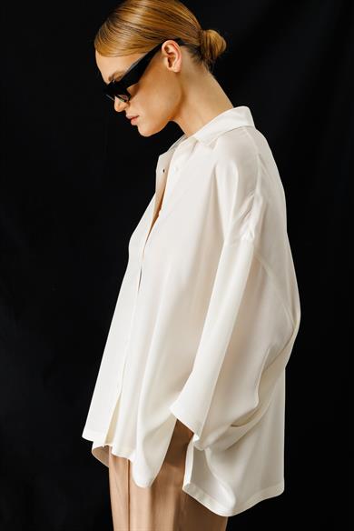 Oversize Düşük Kol Bluz