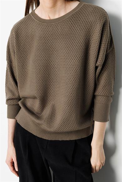 Petek Örgü Oversize Triko